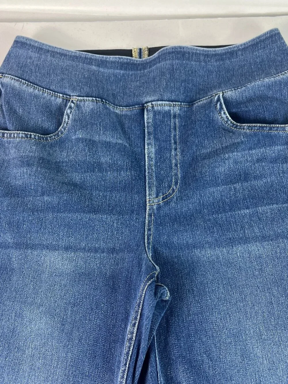 Halara Flex Jeans Women's 27x29* High Rise Boot Cut Blue Stretch Denim Tag M